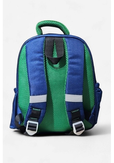 Anaokulu Sırt Çantası Ultra Lüx Erkek Çocuk Kreş Çantası 33 25 Cm Ortopedik Oyun Karakter Baskılı Lacivert