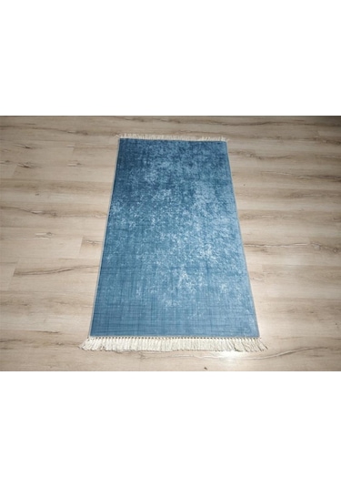 Yamalıhome Style K1003 Kırık Mavi 80X150 Cm Baskı Kilim