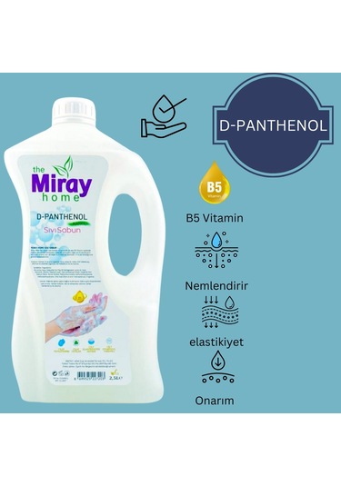 Miray Home Sıvı El Sabunu D-panthenol 2,5l