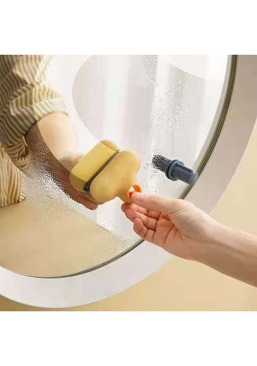 Sones Ayna Sileceği 2'si 1 Arada Cam Silme Ayna Sileceği Kireç Çözücü Cam Temizleyici Sarı
