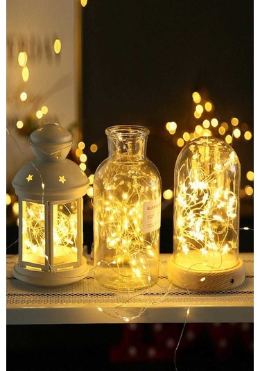 Peri Led Işık 3 Metre Sarı Pilli