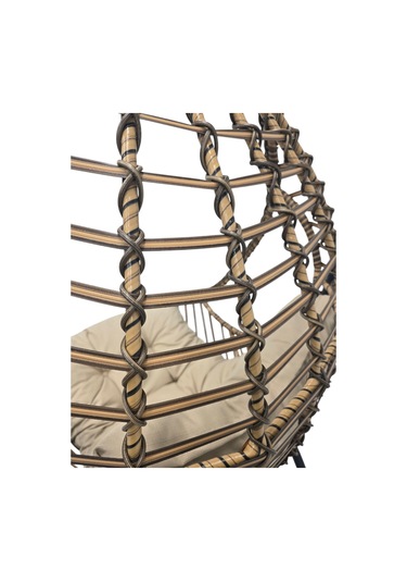 Wellagarden Haliç Rattan Salıncak Kahve