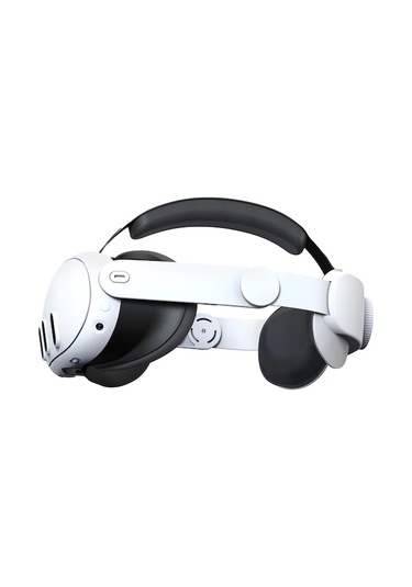 Meta Quest 3 İçin Devaso Ayarlanabilir Kafa Kayışı Kafa Basıncı Kayışının Değiştirilmesi - Beyaz Beyaz