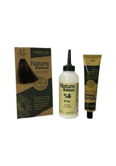 Natura Balance Saç Boyası 5.7 Buzul Kahve