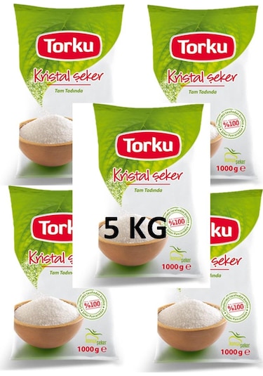 Torku Kristal Şeker 5 x 1 KG