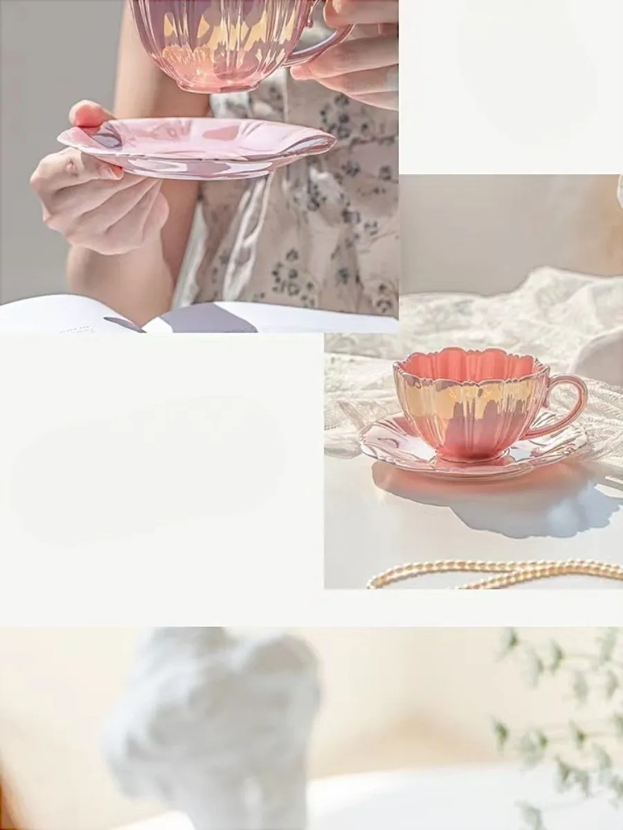 Arthomes Çay Takımı Fincan Ve Tabak Seti İnci Desenli 396565406 Pembe