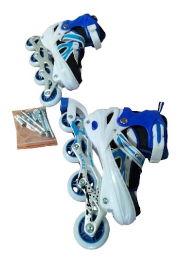 Cansport Can Sport Mavi Işıklı Ayarlanabilir Alıştırma Pateni Ve Mavi