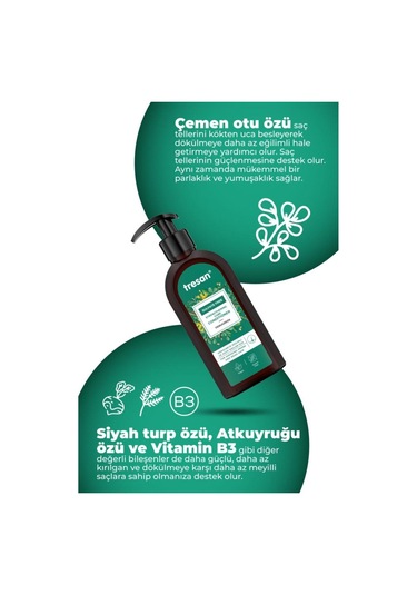 Tresan Çemen Otu Güçlendirici Sülfatsız Bakım Saç Kremi 300 Ml