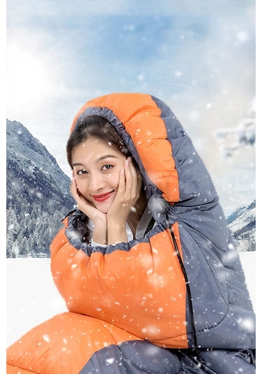 Efsane Kamp - Uyku Tulumu 2kg +5c To -10c - Turuncu