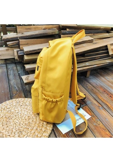Dancemonkey Yeni Su Sırt Sırt Seyahat Sarı Okul Naylon Kadınlar Kadın İçin İçin Genç Geçirmez Çok Cep Çantası Çantası Çantaları Ml Sarı