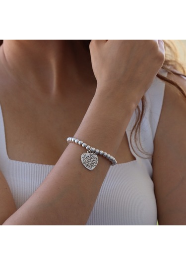Primerocollection Gümüş Kaplama Bileklik N11.67949 Gri