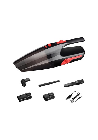 Cs1016 120w Akülü Kuru Islak Araba Işıklı El Tipi Elektrikli Süpürge Siyah