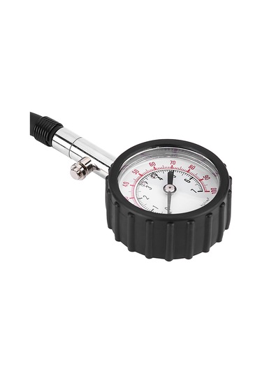 Yaleker Oto Lastik Basınç Ölçer, 0-100 Psi Aralığı, Kesin Deflasyon Tuşu, Dayanıklı Kauçuk Korumalı, Taşınabilir Ve Kolay Kullanım