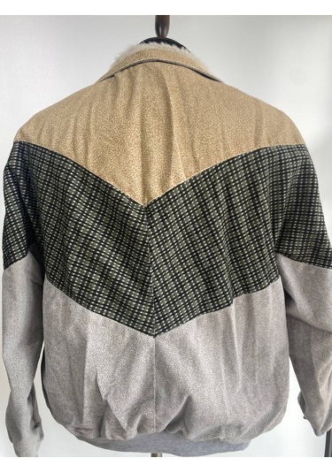 Kadın Aztek Unisex Retro Bomber Oversize Desenli Ceket Kedg4 Çok Renkli