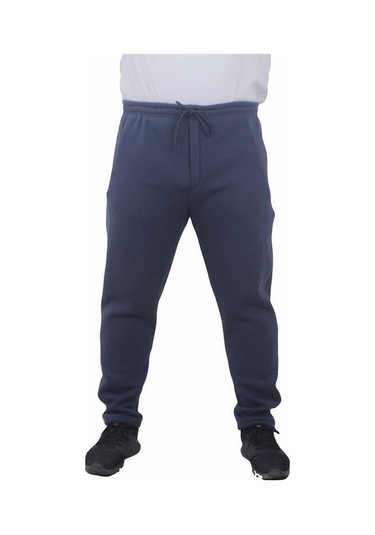 Starbattal Büyük Beden Fermuarlı Eşofman Altı 3Ip 11517 Indıgo-Indigo