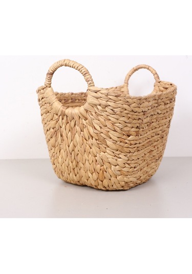 Sabad 48x30x32 Cm. Su Sümbülü Oval Sepet Bej
