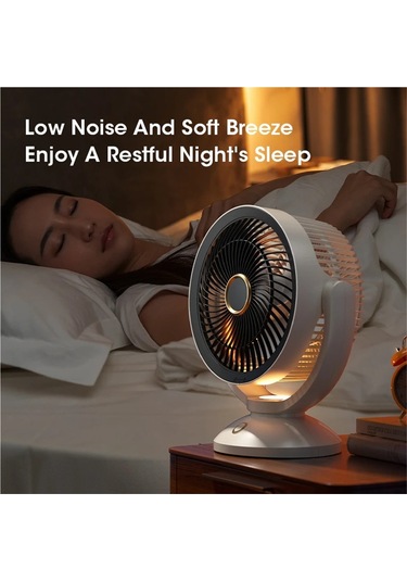 Jialan Usb Hava Sirkülasyonu Elektrikli Fan Şarj Edilebilir Masa