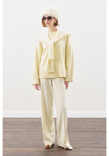 Chunky Oversıze Kazak Sarı Sarı