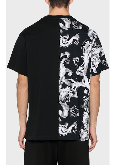 Versace Jeans Couture Erkek T Shirt 76gah611 Js287 899 Siyah Versace Jeans Couture Erkek T Shirt 76gah611 Js287 899 Siyah
