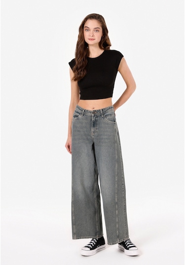 Colins Regular Fit Kadın İndigo Jean Pantolon Cl1072700 Q1.v1 Dn44002 Denim