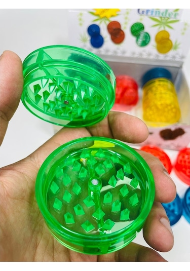 Plastik Tutunöğütücü Grinder /2Parça-55Mm