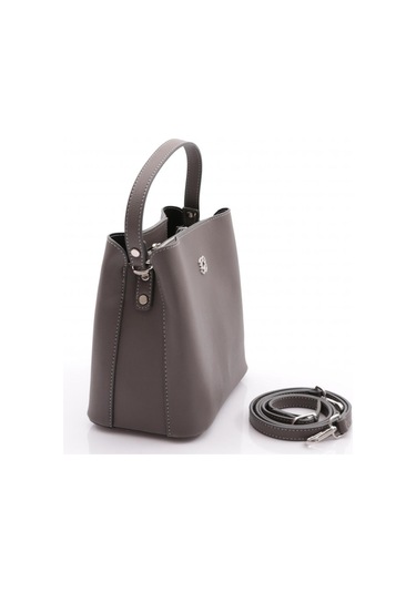 Dgn 3054 Kadın Arkasi Cep Detayli Çanta Koyu Gri