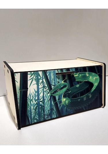 Woodiks 2023 Yılı Sembolü Yılan Ekmeklik 261893567 Bej Açık