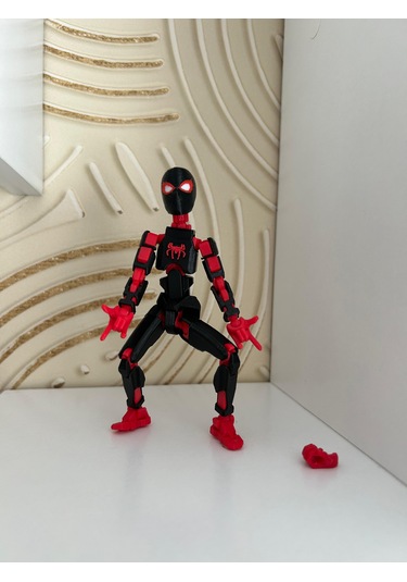 Ağda Asılı Miles Morales Eklemleri Hareketli 14 Cm Dummy Figürü Çift Taraflı Bantlı Marvel - Miles Morales