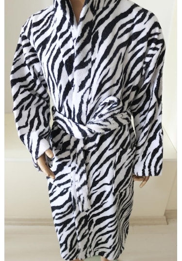 Çocuk Bornozu Genç Bornozu Baskılı Bukle Kapşonlu Bornoz