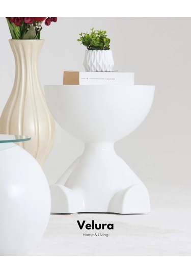 Tedy Yan Sehpa & Ayıcık Zigon Sehpa & Pinterest Sehpa Modeli - Beyaz Beyaz