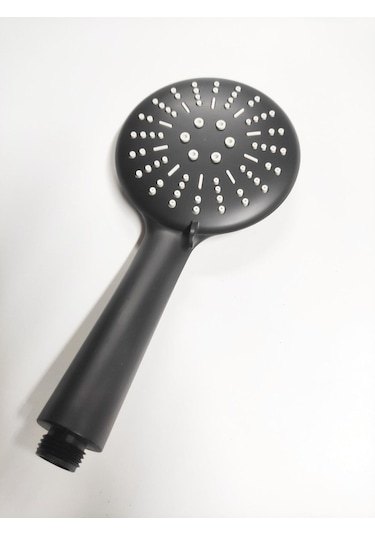 Fonksiyonlu Siyah El Duşu - Duş Başlığı Duş Başlığı Plastik Diğer