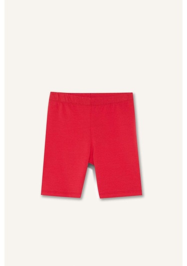 Defacto Kız Çocuk Kısa Boy Tayt B5591a825smrd57 Kırmızı