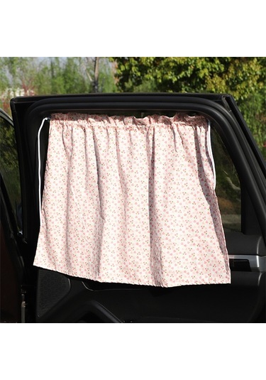 Sones Araba Isı Yalıtımı Karartma Karikatür Pamuk Güneşlik Pembe