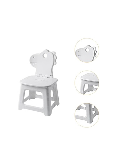 Suntek Katlanır Basamaklı Tabure Kompakt Ayak Taburesi Dinozor