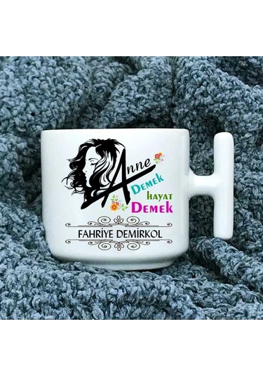 Anne Tasarımlı Latte Fincanı
