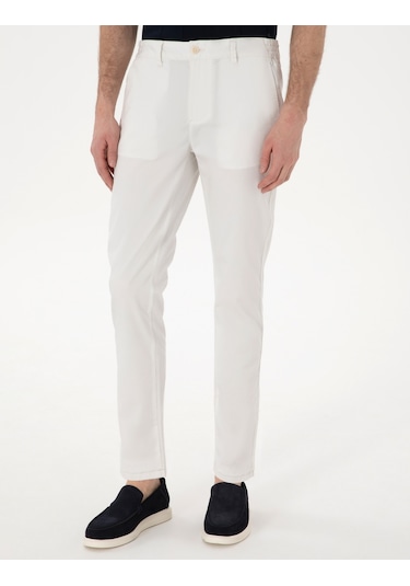 Pierre Cardin Erkek Ekru Pantolon Kanvas-chino 50301759-vr019 Ekru