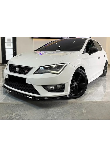 Seat Leon Mk3 Fr Ön Lip Parlak Siyah Plastik Ön Ek Karlık 2012 2013 2014 2015 2016