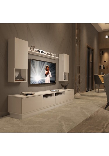 Decoraktiv Trendstyle 5220das Slm Tv Ünitesi Tv Sehpası Beyaz