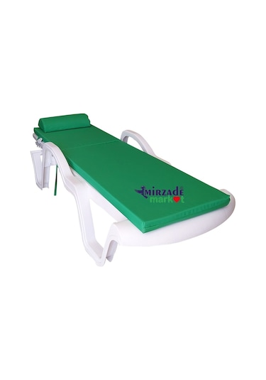 Mirzademarket Şezlong Minderi Lüks Su Geçirmez Kumaş Fermuarlı Yıkanır-Benetton