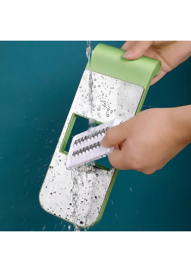 Yeşil Sebze Kesici, Parçalayıcı, Mutfak Kullanımı Yüksek Kaliteli Paslanmaz Çelik Yeşil