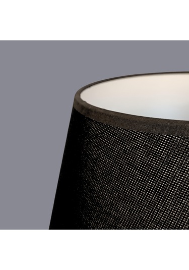 Artos Kabartmalı Koyu Kahverengi Abajur Kahverengi