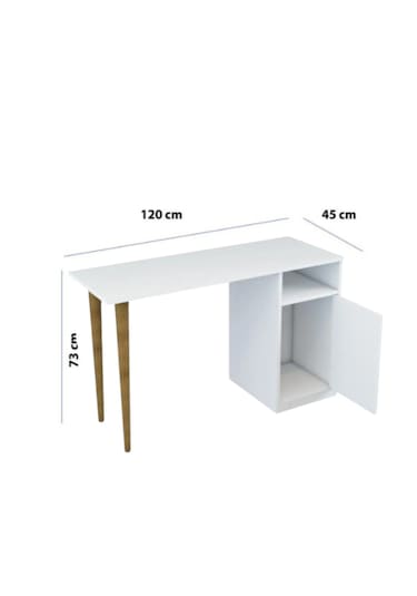 Çocuk Çalışma Masası Ahşap Ayaklı 120x45x73