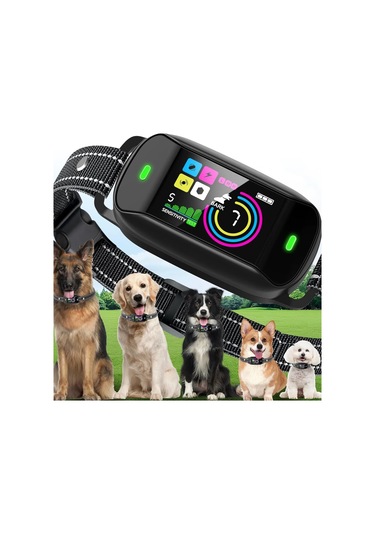 Teltree Köpek Uyandırıcı Cihazı Akıllı Ses Tanıma Su Geçirmez Titreşimli Köpek Eğitimi Kolye Bc4vs