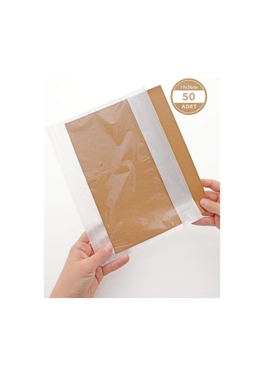 AkalBatu Yapışkanlı Fatura Evrak Cebi 19 x 26 CM 50'li