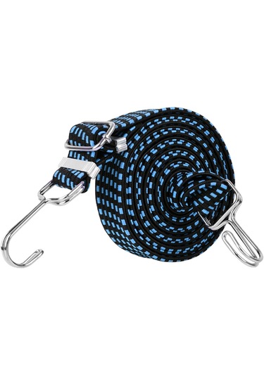 Homyl Kanca 0.5m Ile Ağır Hizmet Elastik Bungee Cord Mavi-0,5-m Mavi 0,5 M Mavi