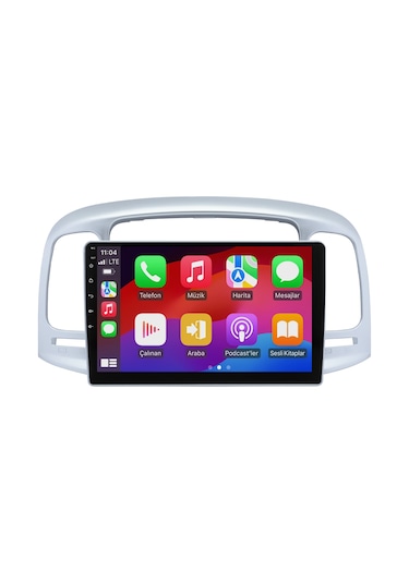 Hyundai Accent Era Android Multimedya Sistemi 2006-2012 8gb Ram, 64gb Hafıza, Bluetooth, Carplay & Android Auto Kamera  9"