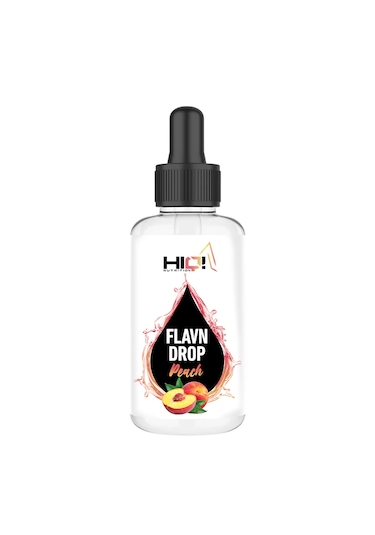 Hıq Flav'n Drops 30ml Peach Flavored