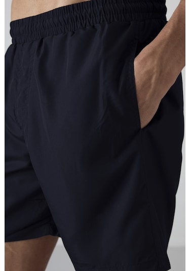 Tommylife Lacivert Hızlı Kuruyan Standart Fit Erkek Deniz Şortu - 81237