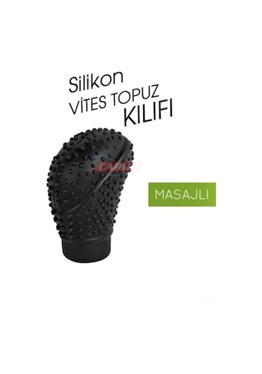 Carub Silikon Vites Topuzu Masajlı Oval Siyah Br6219620