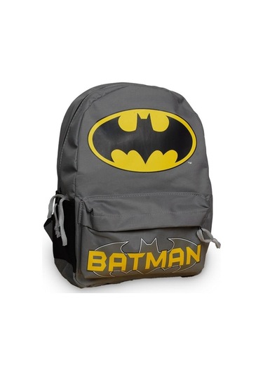 Atlantis Batman Vintage Logo Sırt Çantası Gri Çok Renkli